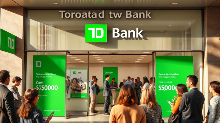 Illustration of TD Bank personal loan benefits and options.