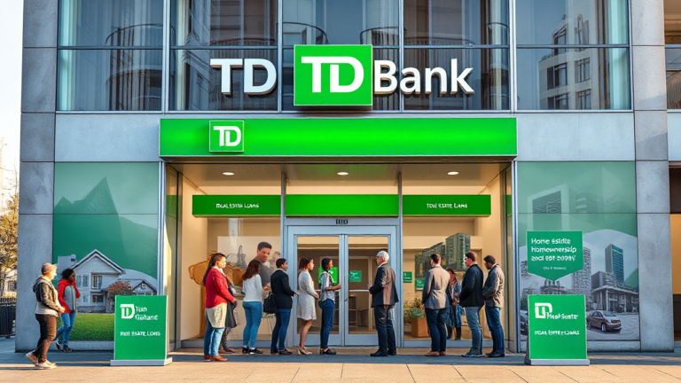 TD Bank offers a variety of real estate loan options for homebuyers and investors.