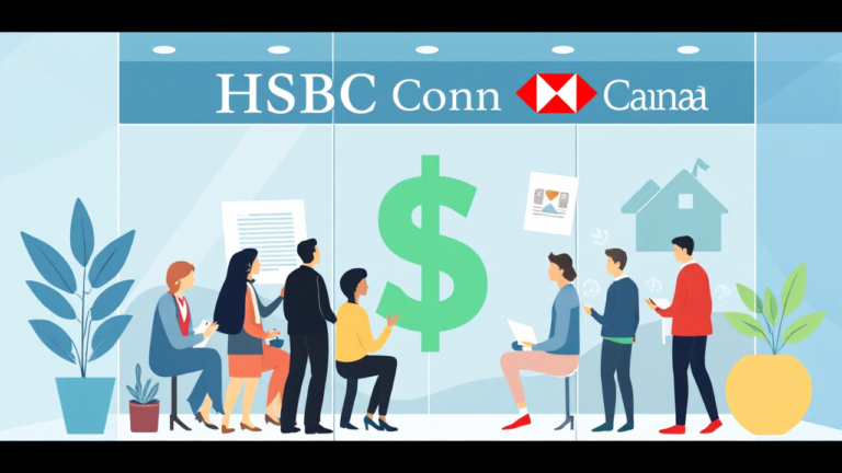 A person considering options for a personal loan from HSBC Bank Canada, representing flexible financing solutions.