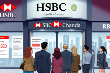 A visual representation of HSBC Bank Canada real estate loans, highlighting its competitive rates and unique mortgage products.