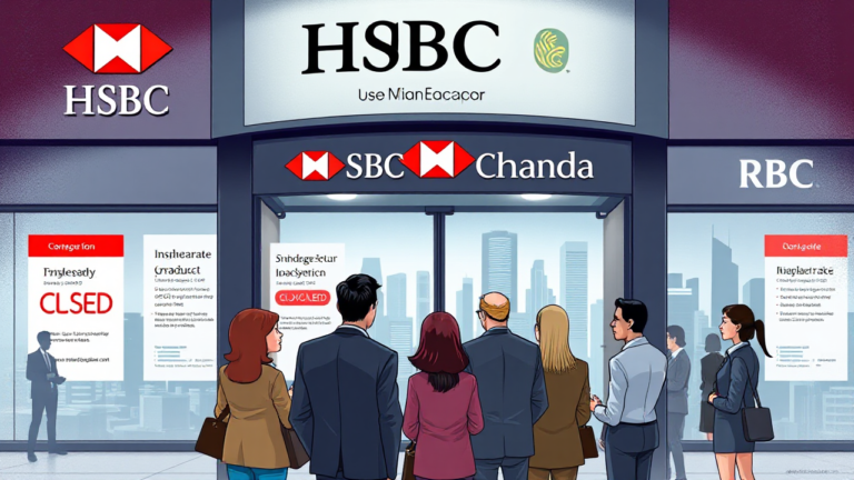 A visual representation of HSBC Bank Canada real estate loans, highlighting its competitive rates and unique mortgage products.