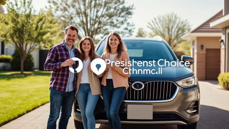 Image representing President's Choice Financial Vehicle Acquisition Loan services for vehicle purchases.