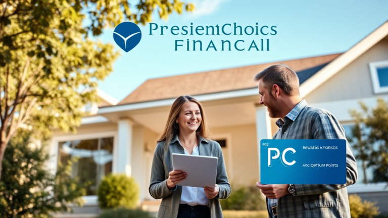 President's Choice Financial real estate loan options for home purchasing.