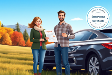 A person consulting about a Tangerine Bank Vehicle Acquisition Loan for purchasing a vehicle.