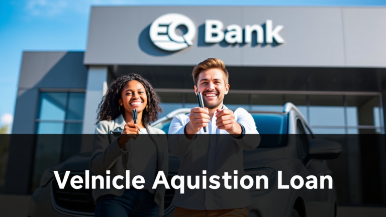 EQ Bank Vehicle Acquisition Loan for new and used cars.