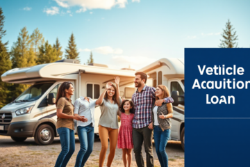 Person discussing financing options for a recreational vehicle with a bank representative at Alterna Bank.