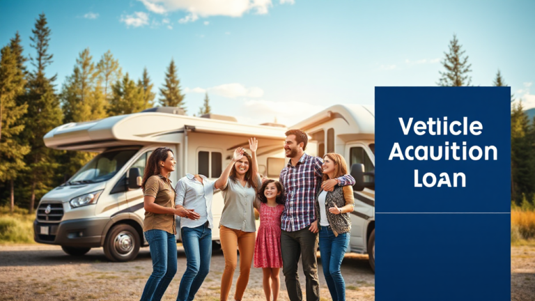 Person discussing financing options for a recreational vehicle with a bank representative at Alterna Bank.