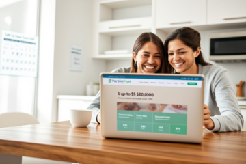 A person exploring options for a personal loan with Peoples Trust Company.