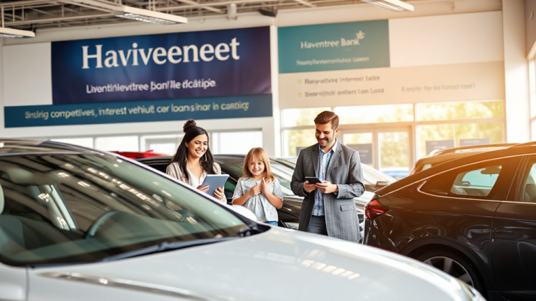 Haventree Bank Vehicle Acquisition Loan options displayed with vehicles.