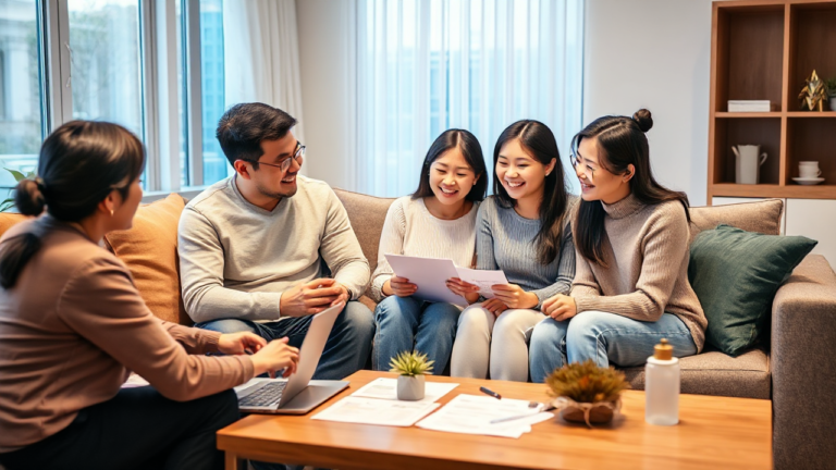 A person examining loan options with Korea Exchange Bank of Canada for personal financing.