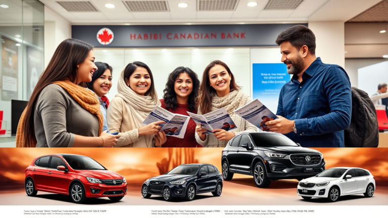 Habib Canadian Bank Vehicle Acquisition Loan options for new and pre-owned vehicles.