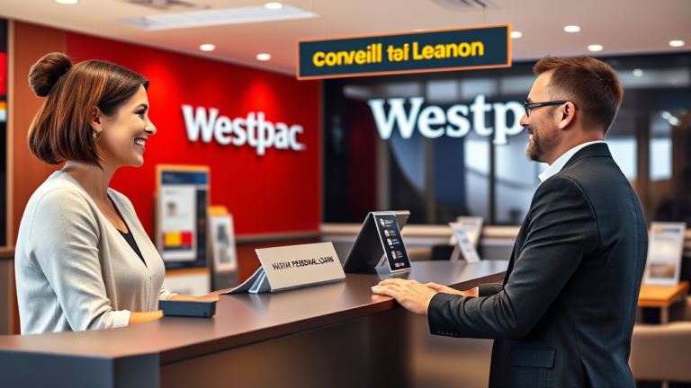 A person exploring loan options at Westpac Banking Corporation.