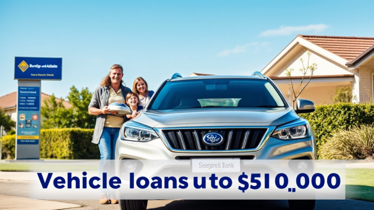 A person reviewing vehicle loan options with Bendigo and Adelaide Bank.