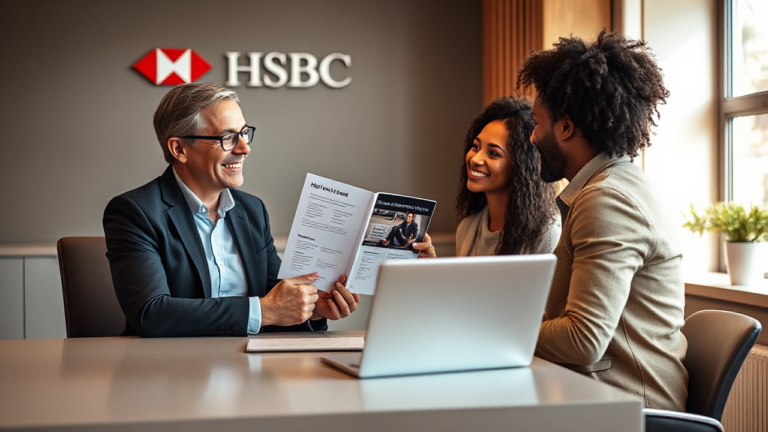 A person considering a vehicle loan with HSBC Bank Australia for purchasing a car.
