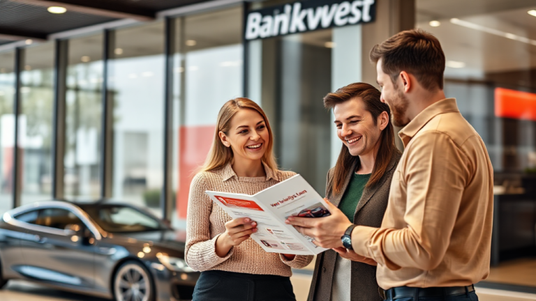 A person considering a vehicle loan at Bankwest for up to $10,000.