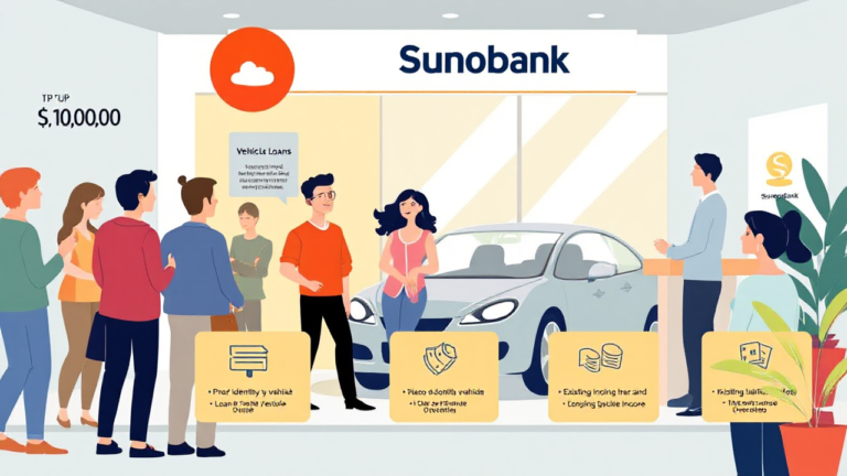 A person considering a vehicle loan from Suncorp Bank for purchasing a car.