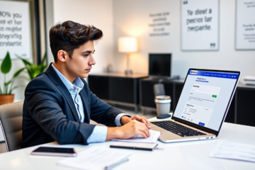 A person considering options for a $5,000 personal loan through Firstmac.