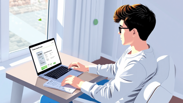 A person exploring options for a Nano Digital Home Loan for a personal loan.
