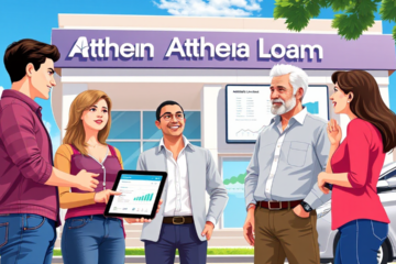 A person considering a vehicle loan with Athena Home Loans online platform.