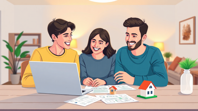 A home with a '$20,000 home loan' graphic overlay.