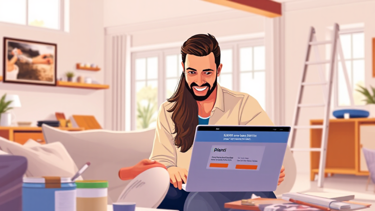 A visual representation of financing options for home loans with Plenti.
