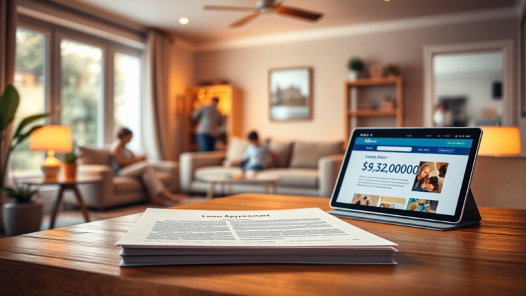 A visual representation of home financing options with a $20,000 loan.