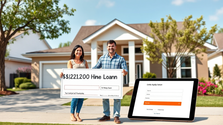 A graphic illustrating the concept of a $20,000 home loan with MoneyPlace.