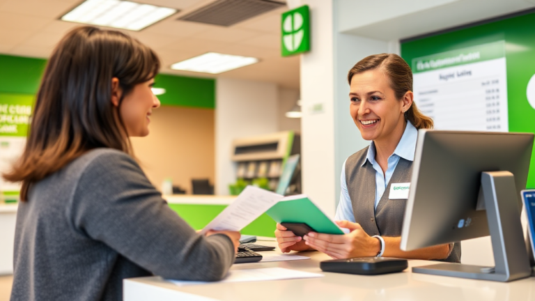 A person reviewing loan options with Co-operative Bank for a $5,000 personal loan.