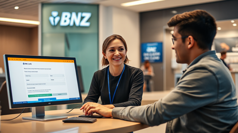 A person considering a $5,000 personal loan from the Bank of New Zealand.