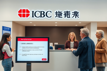 A person reviewing loan options at ICBC for a $5,000 personal loan.