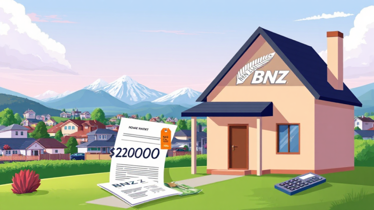 Home financing options available with a $20,000 loan at BNZ.