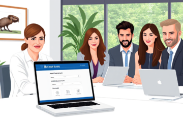 A customer exploring options for a $5,000 personal loan with Credit Suisse.