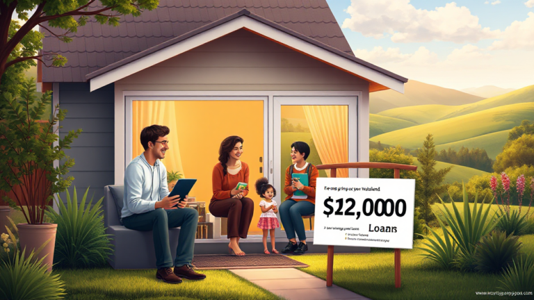 A couple discussing financing options for their new home.