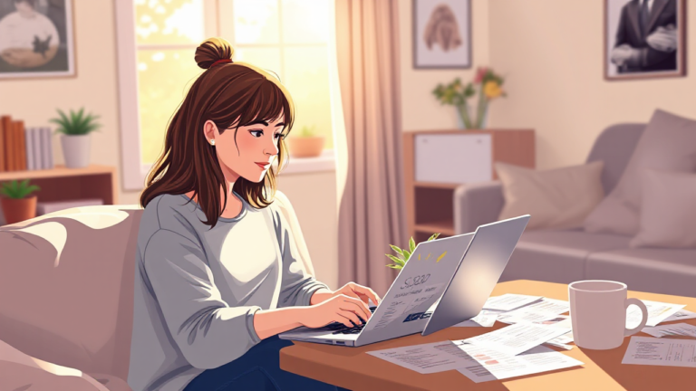 A person reviewing personal loan options with UBS.