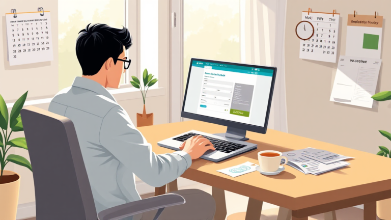 A person applying for a personal loan at Standard Chartered Bank showcasing the application process.