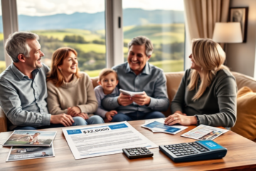 A couple discussing financing options for their new home with BNP Paribas.
