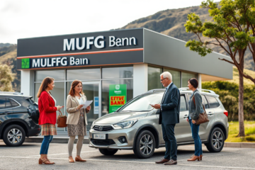 An overview of MUFG Bank vehicle loan options up to $10,000.
