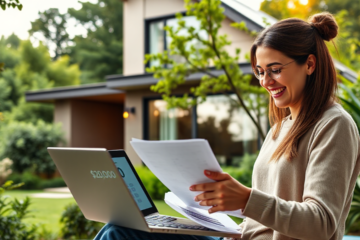 A person considering financing options for a home with a $20,000 loan.