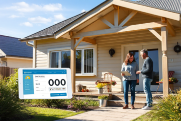 Individuals discussing home financing options with SMBC