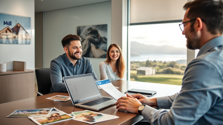 A person reviewing home financing options with Mizuho Bank