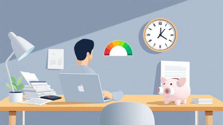 A visual guide explaining credit score improvement strategies.