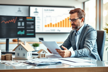 A visual representation of property collateral loans, illustrating the concept of using a home as a guarantee for borrowing.