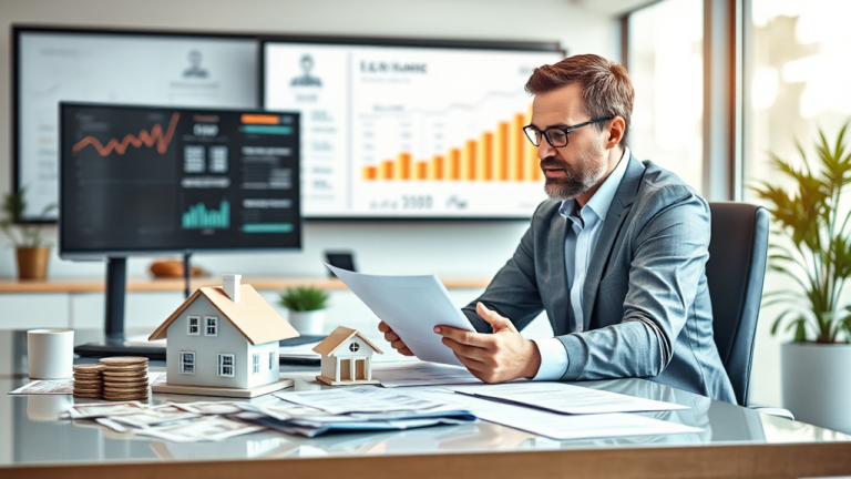 A visual representation of property collateral loans, illustrating the concept of using a home as a guarantee for borrowing.