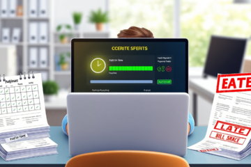 Illustration of a credit score chart highlighting the importance of timely payments.