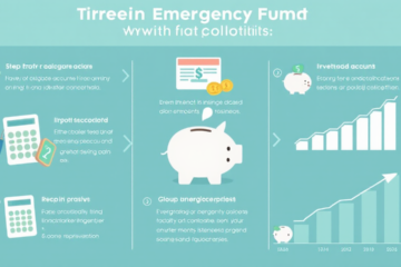 A person calculating expenses for an emergency fund.