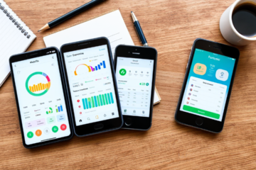 A collection of 5 finance apps to help you manage your budget and save money effectively.
