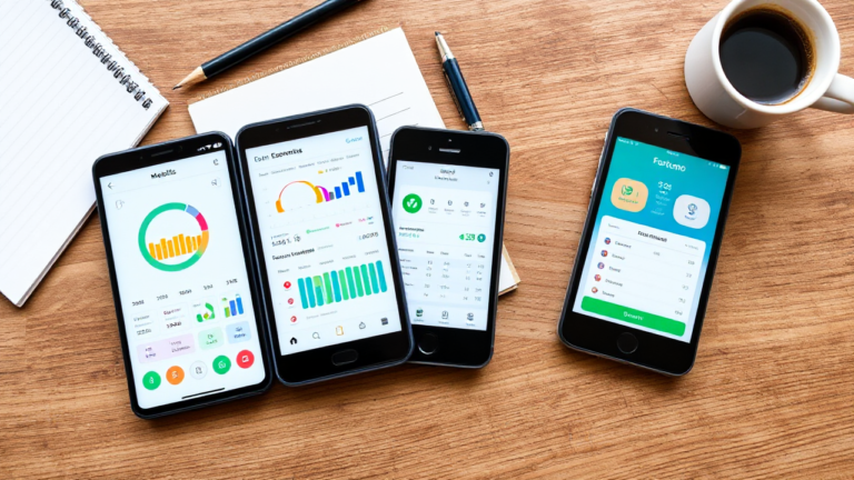 A collection of 5 finance apps to help you manage your budget and save money effectively.