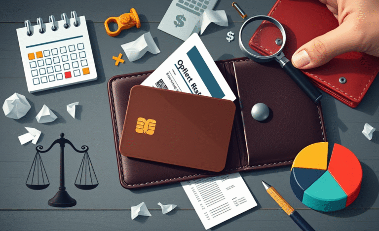 An illustration depicting common credit card mistakes and tips for smarter usage.