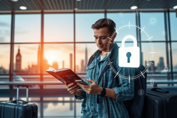 A traveler using an international credit card for purchases while exploring a new destination.