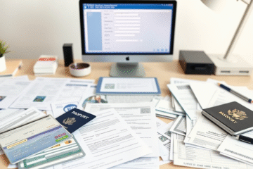 Documents required for applying for a credit card.